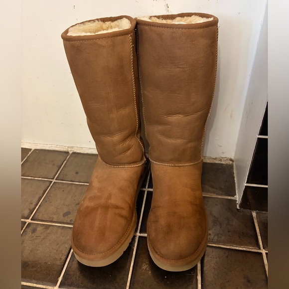 UGG Shoes - UGG Classic Suede Boots - Chestnut